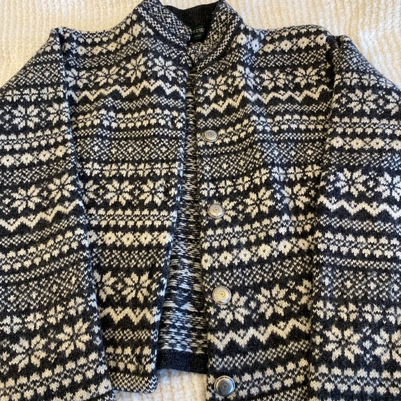 J.crew 100% wool button up cardigan - Picture 3 of 3